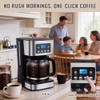12-Cup PROGRAMMABLE Coffee Maker, REGULAR & STRONG Brew Drip Machine