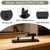 ZJRUI 2 Pcs Knife Display Stand, Black Countertop Knife Holder,
