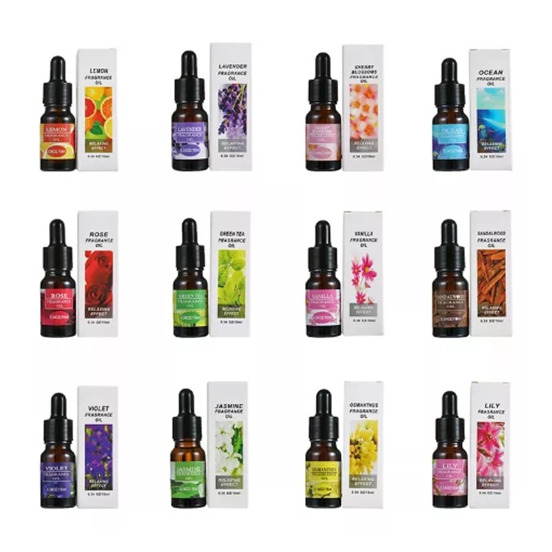Luxury Set 6 Aceites Esenciales 10ml Esencias Aromaticas P Difusor