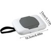Grey Wipes Case Travel Wipe Holder Reusable Wet Wipe Container