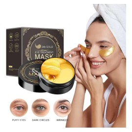 Mascarilla De Ojos 24k Con Colágeno X60 Parches