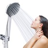 High Pressure Handheld Shower Head Briout 5-Settings Powerful Water Spray