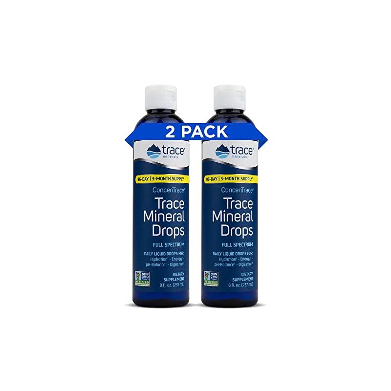 Trace Minerals ConcenTrace Trace Mineral Drops (237 ml, 2 Pack)