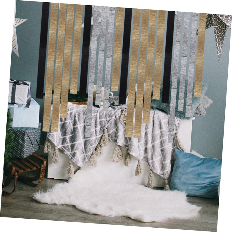 Operitacx 6pcs Streamers Birthday Decorations Hanging Crepe Paper Streamer Party