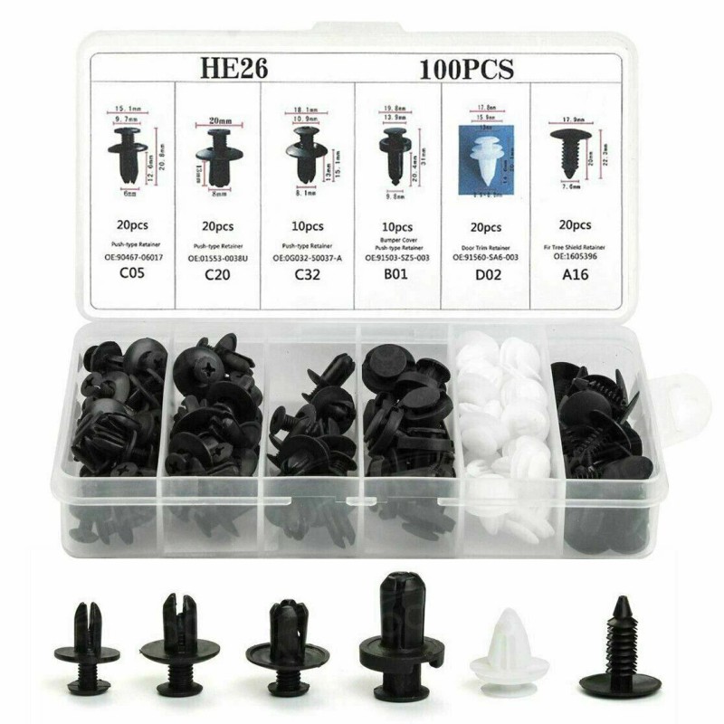 AQJ For Toyota 4Runner 2003-2022 Retainer Clips Replacement Bumper Push