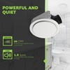 Homewerks 7140-50-G3 Bathroom Fan Ceiling Mount Exhaust Ventilation, Ultra Quiet