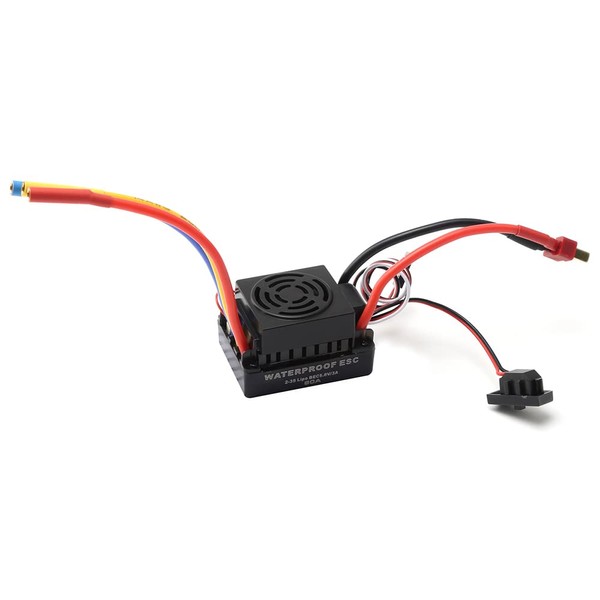 GoolRC 60A Brushless ESC 2-3S Waterproof Electric Speed Controller with 5.8V/3A BEC for 1/10 Off Road RC Buggy Car
