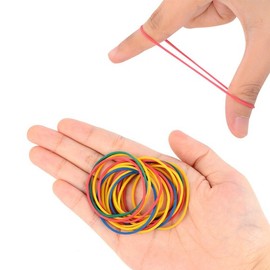 Colored Rubber Bands Multi-purpose Small Packaging Rubber Band Rings Small Quantity 20P / 컬러 고무줄 다용도 소분 포장 고무 밴드 링 소량 20P