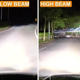 1Pair H7 HID Xenon Headlight Replacement Bulbs, 35W 12000K Extremely Bright Car Head Lamps