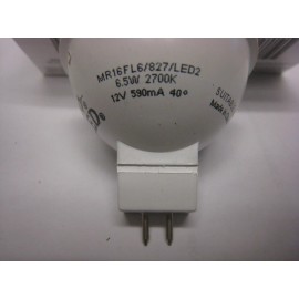 Halco Lighting Technologies 2 HALCO-MR16FL6-827-LED2 - GU5.3 - 2700 K50 W substituição - 500 lúmens - 12 volts -