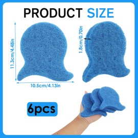 Pack of 6 Washing Machine Pet Hair Remover, Reusable Lint Balls for Washing Machine, Pet Hair Remover and Cat Hair Remover, Removes Dog Hair and Lint Ball Hair Catcher