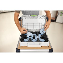 Festool 578196 Granat 3-1/2-Inch (90mm) and Delta 93mm Abrasive Systainer³ SYS-STF D90/V93 GR-Set