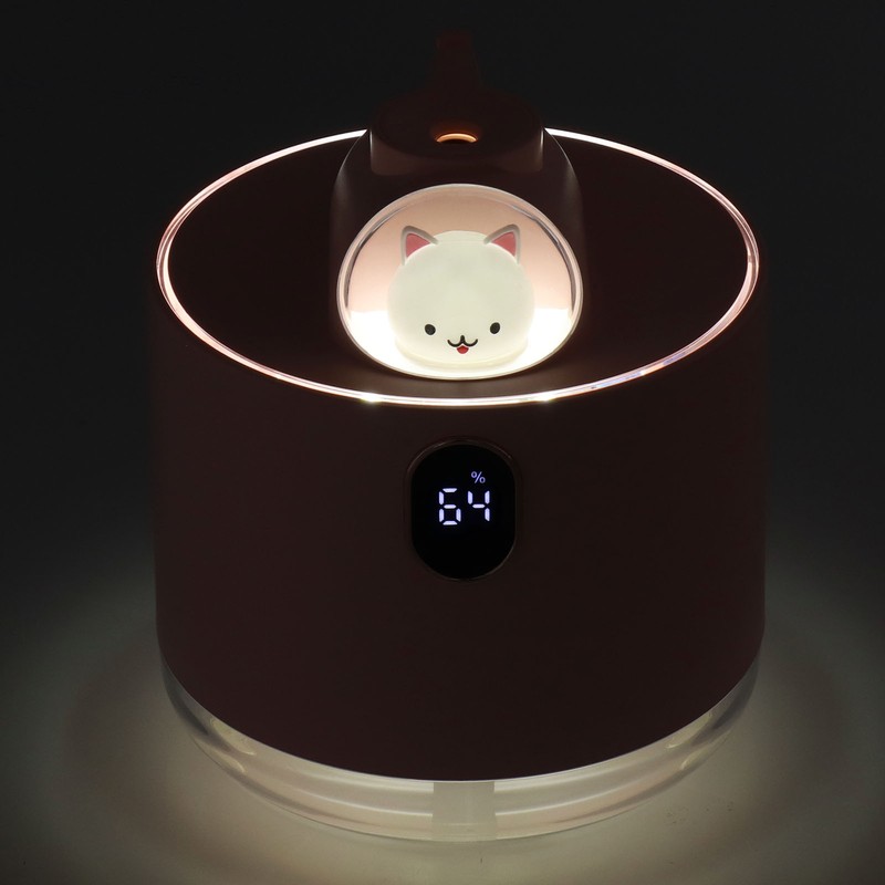 500ml Large Capacity Humidifier Spacecraft Night Light USB Charging Car