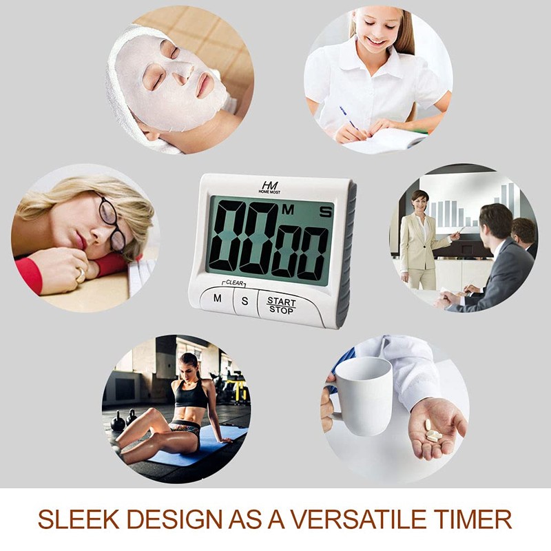 HOME MOST 3" Large Display Kitchen Timer - Digital Timer