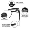 Guitar Capo-for Acoustic and Electric Guitars(with Pick Holder and 4Picks)