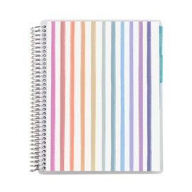 Erin Condren 7x9 Teacher Record Book, Track of To-Do Lists, Exam Schedules, Attendance & More! 160 Pages Total. 80 LB. Thick Mohawk Paper, Platinum Coiled, Watercolor Stripes Cover
