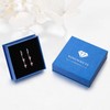 KINGWHYTE Mushroom Earrings, 925 Sterling Silver Earrings, Cute Simulation Drops