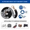REETOMETAL Heavy Duty Security Chain, 6 Foot x 3/8" Thick