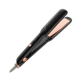 Hair Straightener, 1.6 Inch Flat Iron Straightener and Curler 2 in 1 for Less Frizz for Women Men Shinier & Smoother Hair