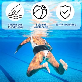 Swim Belt for Adults Swim Floating Belt with Adjustable Pool Weights for Water Exercise Training Equipment Tools for Adults Water Aerobic Pool Exercises and Workouts(Black)