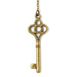 BKB-7818 Slip On Bookmark Antique Key Bookmark Zinc Alloy Copper Plated