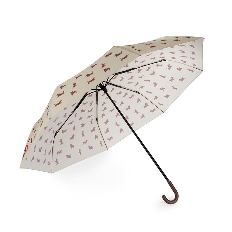 balvi Puppymbrella Umbrella Beige Includes Neoprene Cover in the Shape