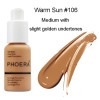 PHOERA® Soft Matte Full Coverage Liquid Foundation Concealer Longlasting Makeup