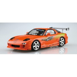 Aoshima Bunka Kyozai (AOSHIMA) 1/24 The Tuned Car Series No. 74 Mazda BOMEX FD3S RX-7 1999 Plastic Model, Molded Color