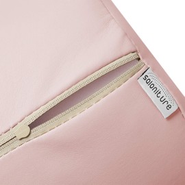 Saloniture Jumbo Round Massage Table Bolster Pillow Pad - 26 x 9 Inch - Pink