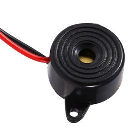 Alarm Buzzer, DC 3 to 24V Piezo Electronic Buzzer Alarm Continuous Sound Cable Length 100mm Active Piezo Electronic Buzzer Alarm, Piezo Transducers