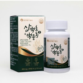 Iljin Healthcare Sambaekcho Macmundong Tablets 600mg x 60 tablets 2 months supply Bellflower Pear Quince / 일진헬스케어 삼백초 맥문동 정 600mg x 60정 2개월분 도라지 배 모과