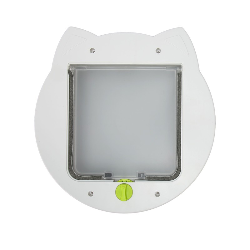 Pet Flap Door 4 Way Locking Noiseless Weather Resistant Cat