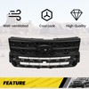KUAFU Front Bumper Grille Compatible with 2018-2019 Ford Explorer Base/Limited/Platinum/Sport/XLT