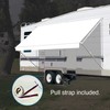 Leaveshade RV Awning Fabric Replacement Camper Trailer Awning Fabric Super