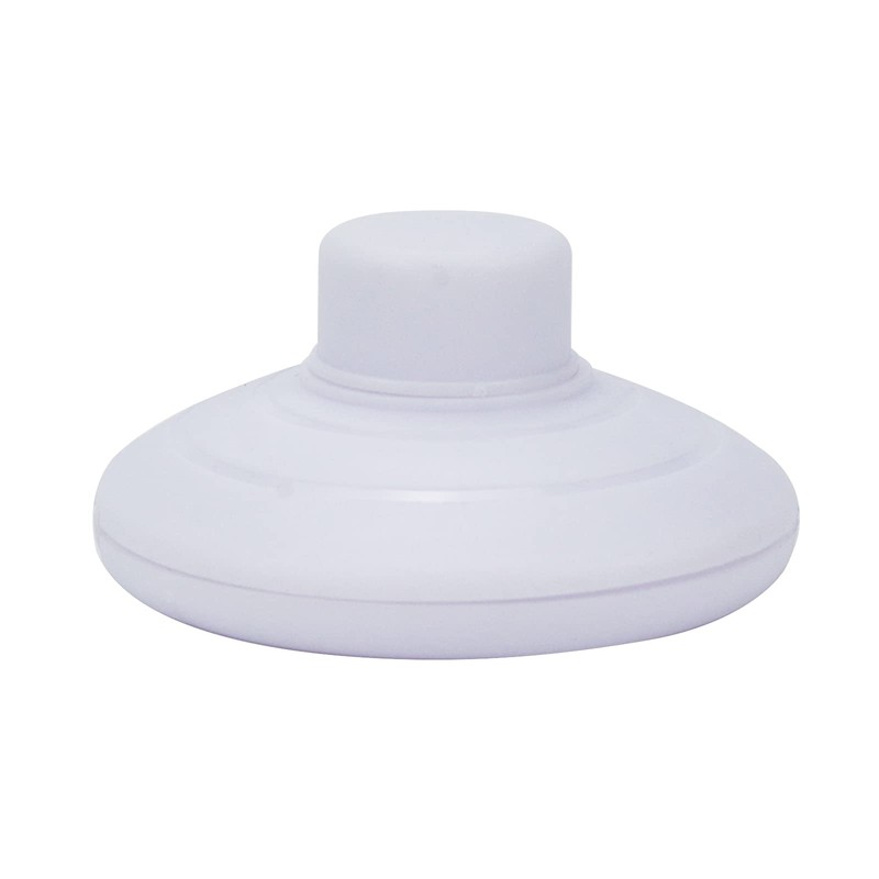 Tsnamay White Floor Foot Switch,Round Floor Foot Switch Inline, Plastic