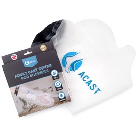 ACAST Waterproof Arm Cast Cover for Plaster Cast Arm, Shower & Bath, Reusable Hand Sleeve Dressing Protector for Broken Arm, Wrist, Elbow & Fingers