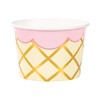 Creative Converting Ice Cream Party Treat Cups with Spoons, 8