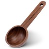 Wooden Coffee Spoon in Walnut, Measuring for Coffee Beans, Ground