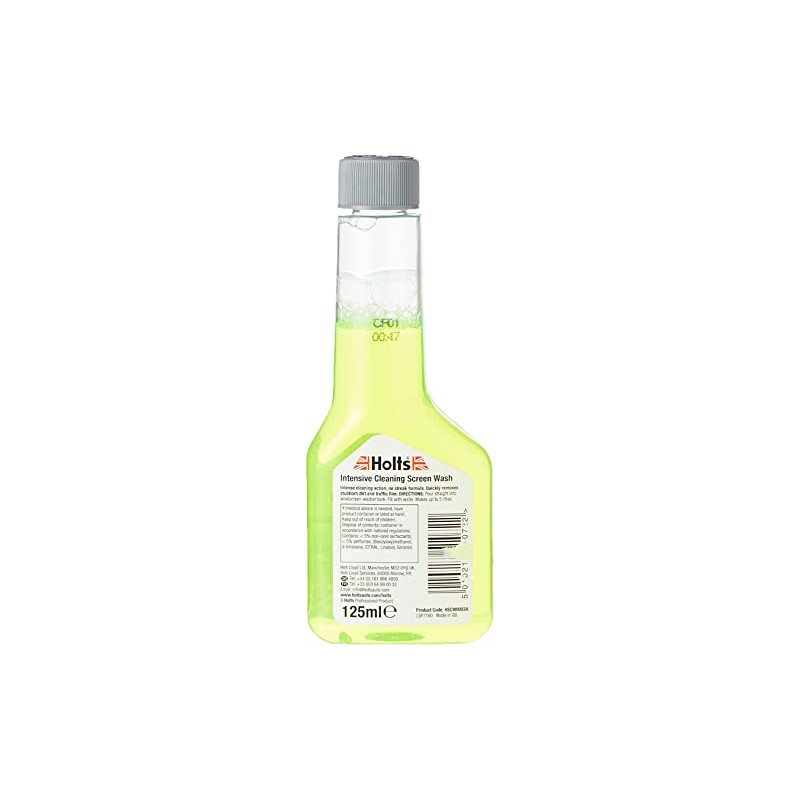 Holts HSCW0003A One Shot Screen Wash 125ml Concentrate Anti Glare