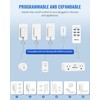 Remote Control Outlet with 4 Independent Control Sockets, WILAWELS Wireless