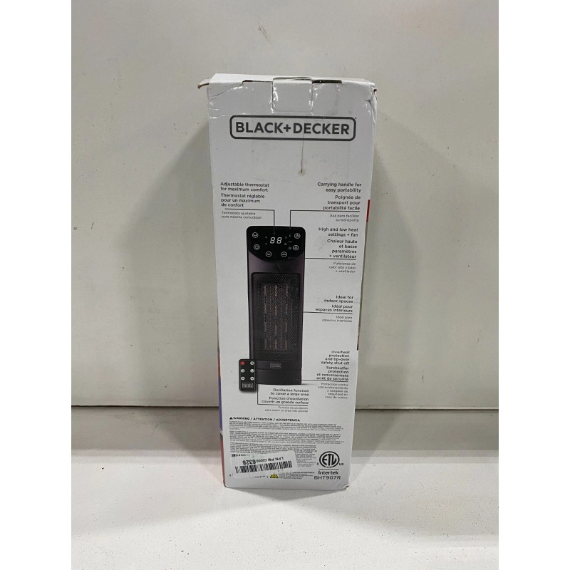 BLACK+DECKER Black And Decker Ceramic Vertical Or Horizontal Heater With