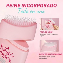 Cera para Cabello Mujer, Gel para Cabello Mujer Con Peine, Hair Wax Stick