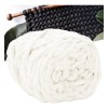 Mx Chunky Wool Needle Knit Blanket