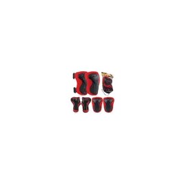 Trixter Kit De Protección Para Patinaje Para Adultos Adolescentes Color Rojo. Equipo De Protección De 6 Piezas Rodilleras Coderas Y Muñequeras Para Bicicleta Scooter Skate Patineta