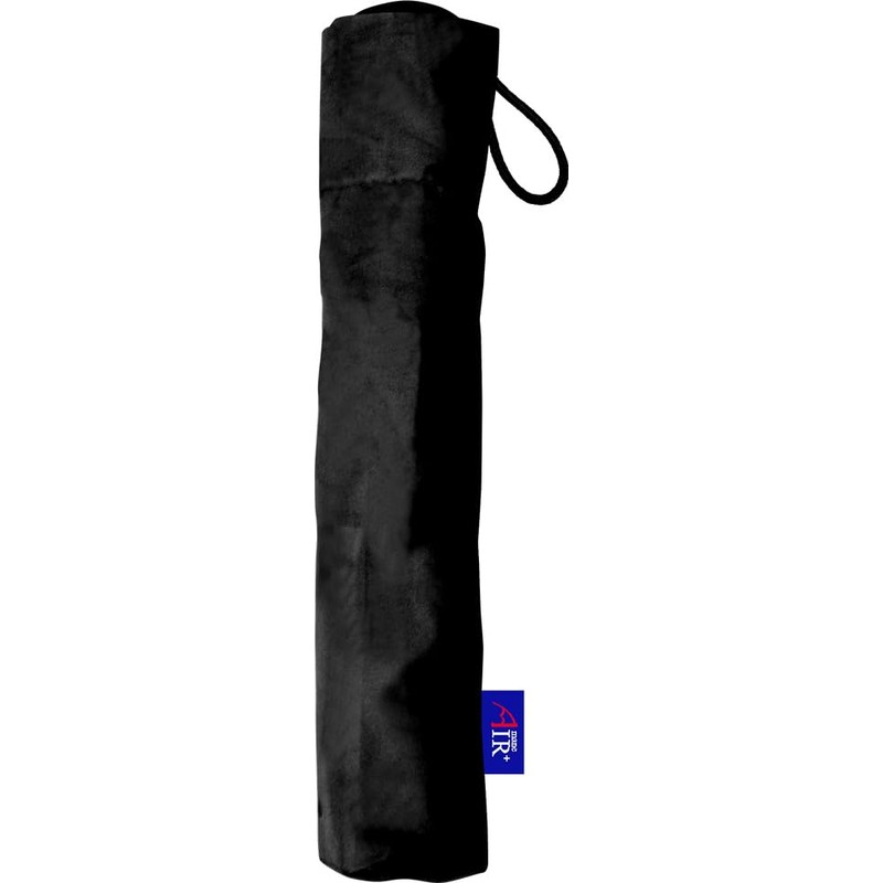 Nakatani AMANE Women's Folding Umbrella, Air+ Black, 834-006, Hand Opening,