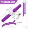 23 Pieces Hair Parting Tools Set, Magnetic Wrist Pin Holder