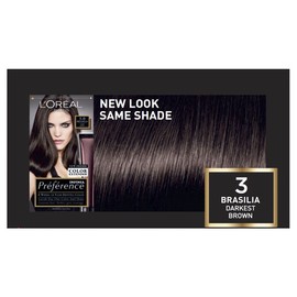L'Oreal L'Oréal Paris Préférence Permanent Hair Colour - 3 Brasilia (Dark Brown)