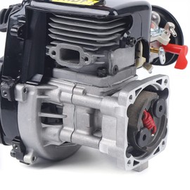 Gas Engine Motor, 32cc/36cc 2 Stroke 4 Bolts Gas Engine Motor Pedal Cycle Petrol Gas Motor Conversion Kit Air Cooling Motorized Engine Kit for 1/5 Redcat HPI Baja 5b 5T King Motor (32cc)