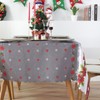 Reusable Christmas Tablecloth 5 X 6 FT Rectangle Table Cover