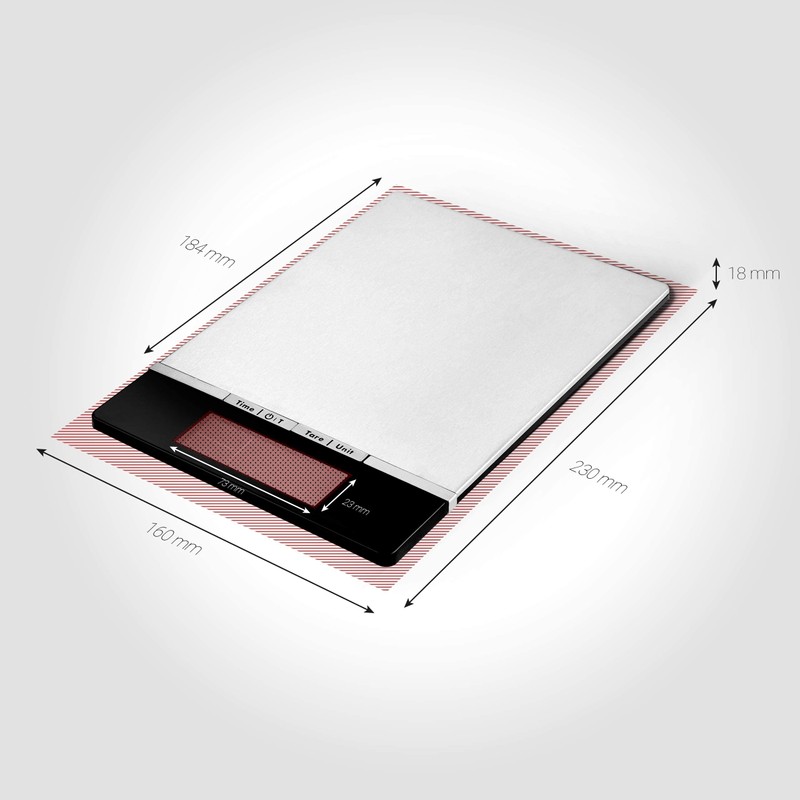Venga! High precision Digital Kitchen Food Scale, weighs up to